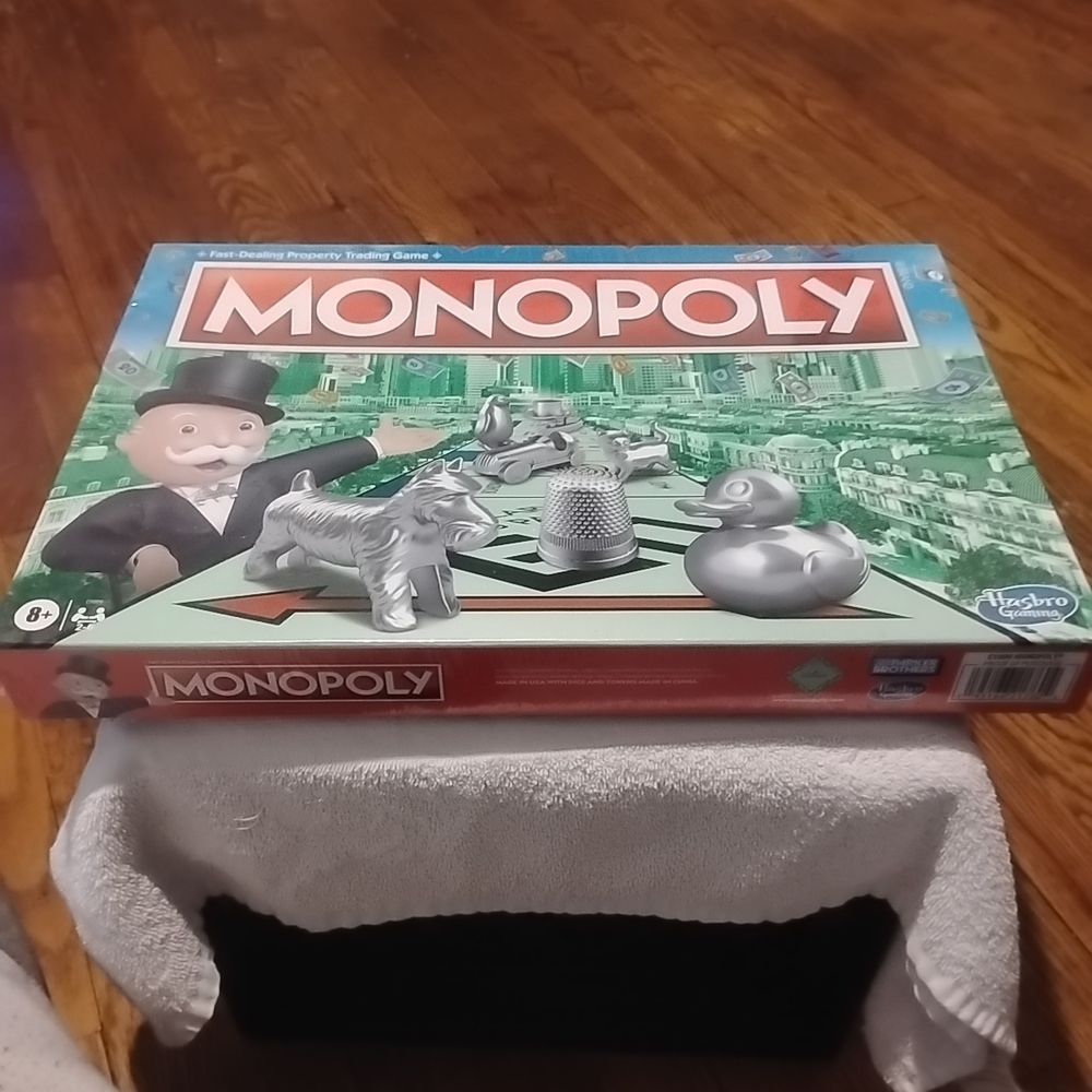 Monopoly Classic Board Game - Green and Silver Edition